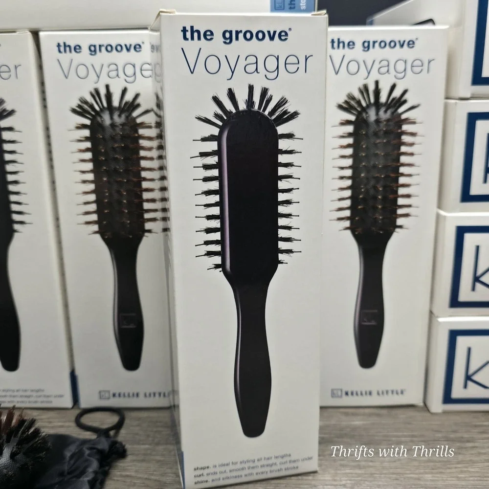 The Groove Voyager By Kellie Little - Premium Designer Hair Styling Brush‎ - New